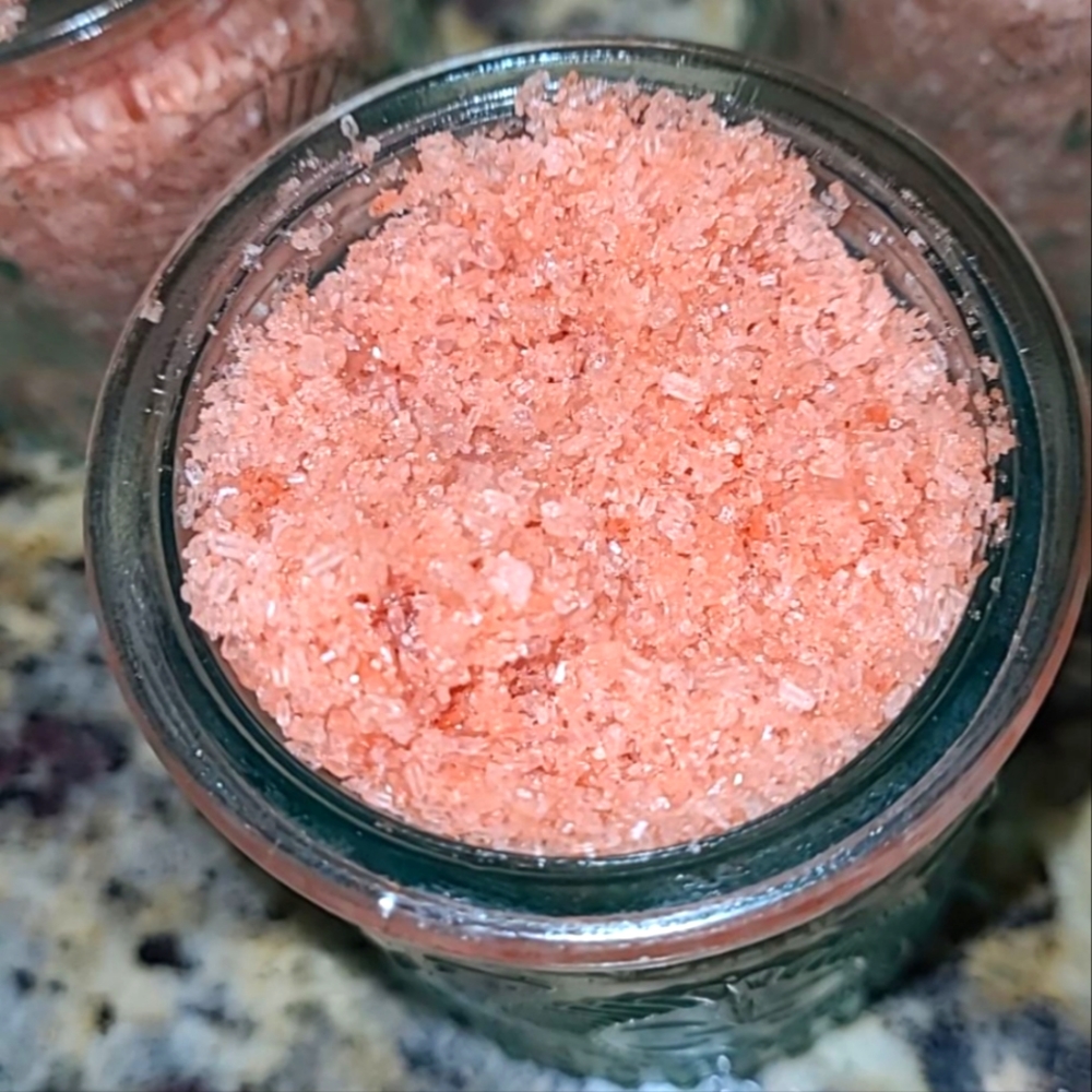 Strawberry milk body scrub